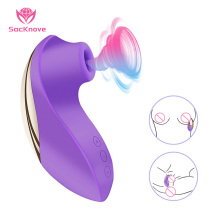 SacKnove Female 10 Speed Sexual Masturbation Devices Mini Flirting Fun Vibrating Eggs Clit Sucker Adult Vibrator Women Sex Toys